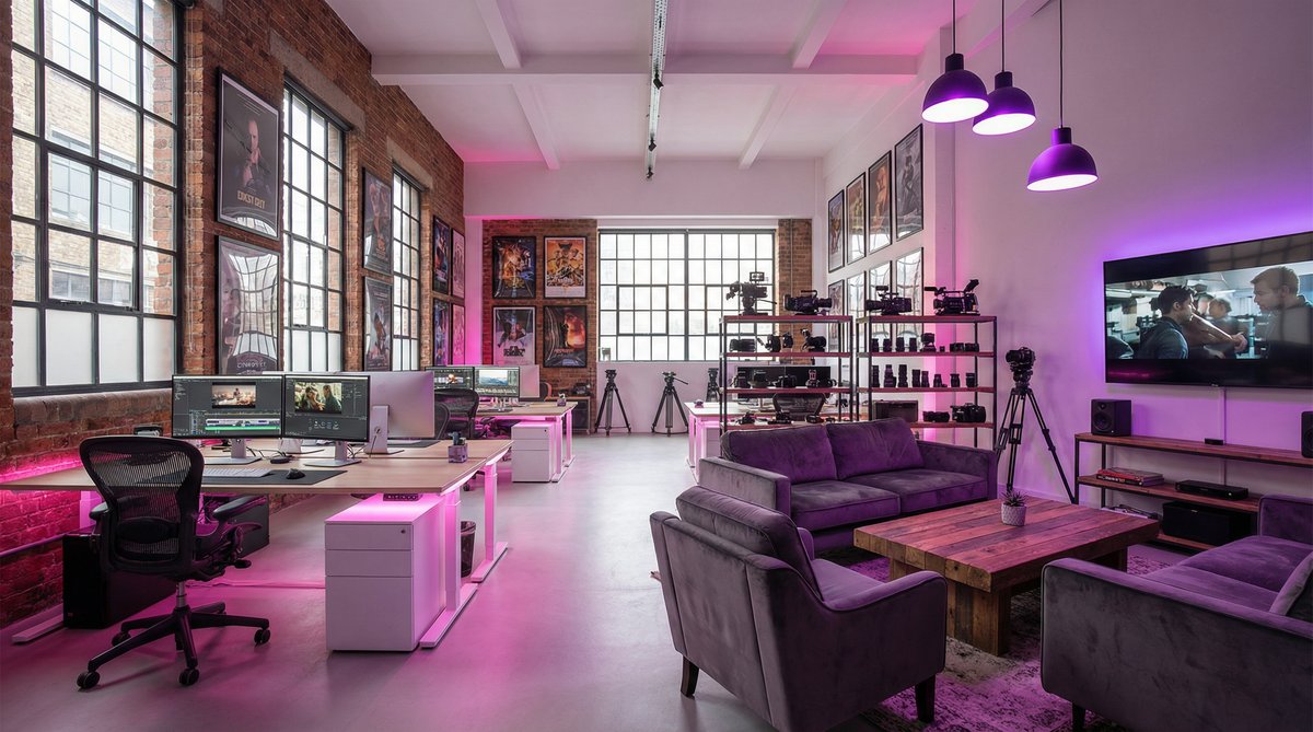 糖心vlog影视传媒公司办公室